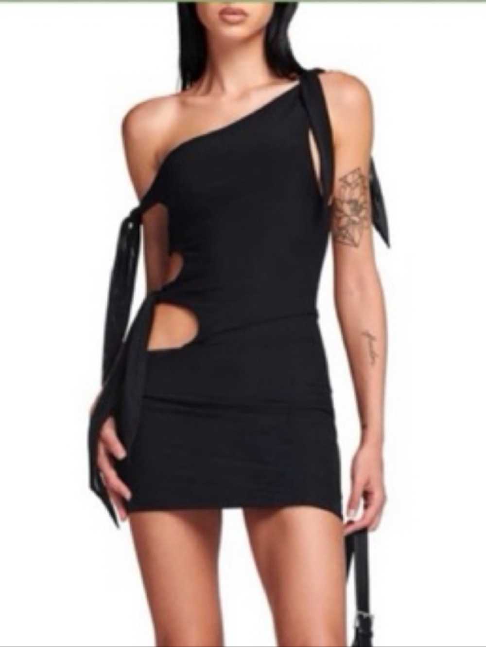 I.AM.GIA Cut Out Mini Dress Medium Black